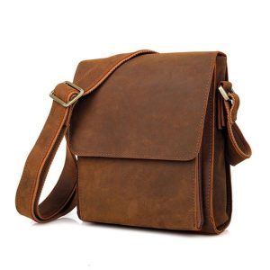 Heritage Leather Messenger Bag