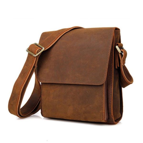 Heritage Leather Messenger Bag